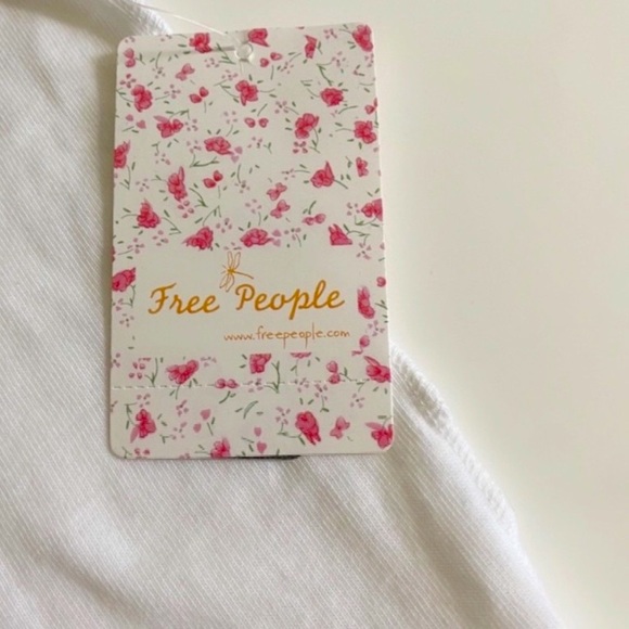 Free People All Mine Open Back Tee in Ivory NWT - Picture 10 of 12
